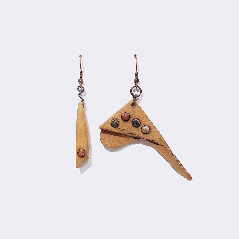 Orecchini in legno