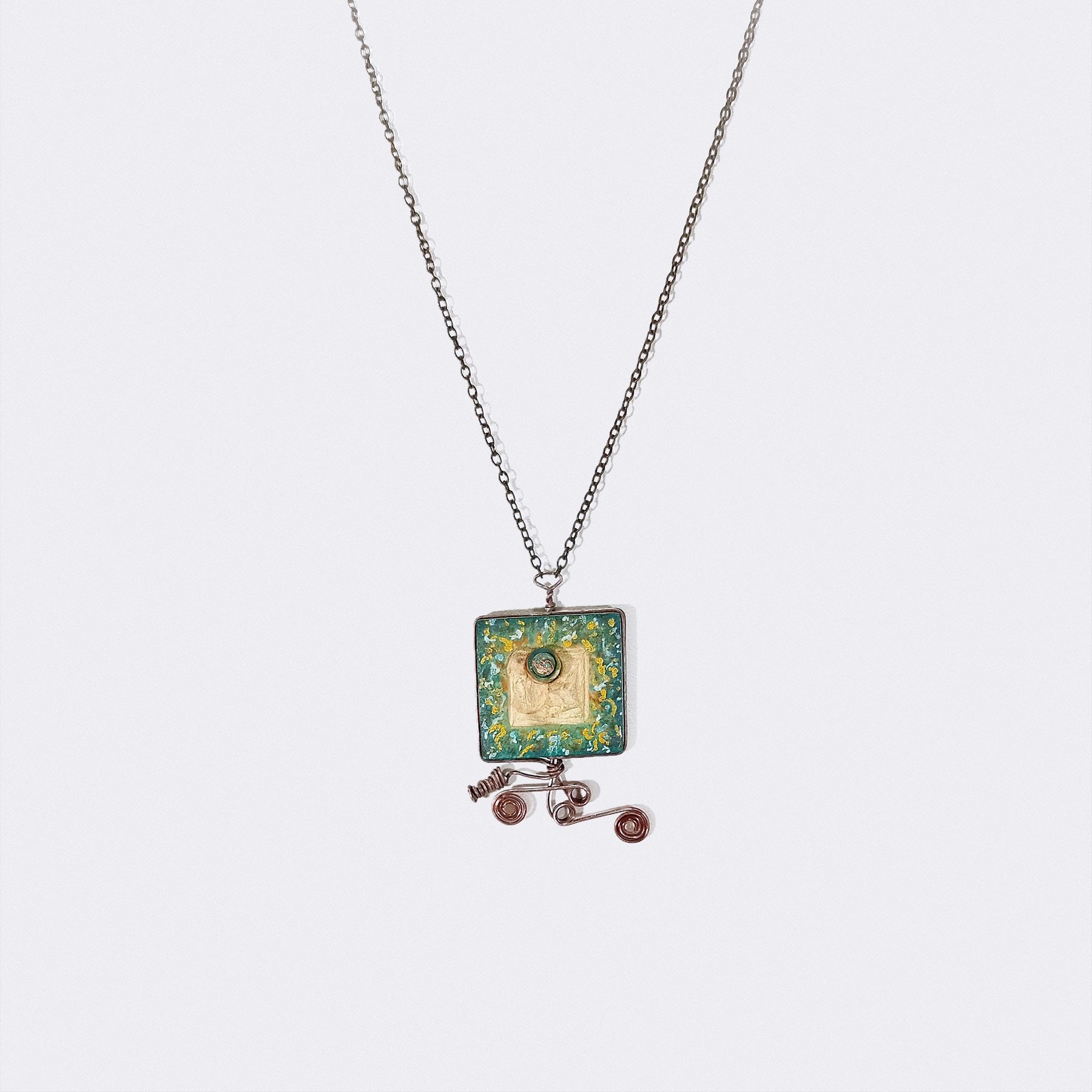 Wooden necklace
