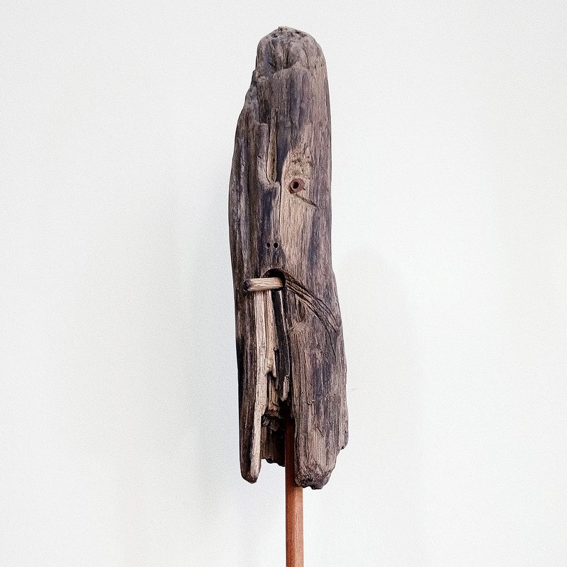 Scultura "Il Cacicco" - 10x5x25 cm